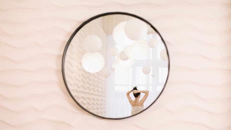 バスルームの鏡