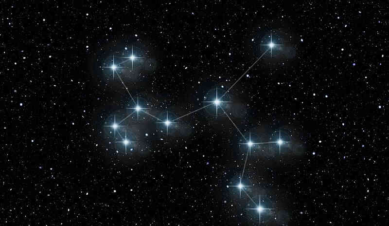 占星術の星座（何座かは不明）